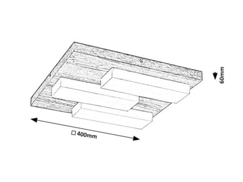 Plafoniera Konte 71142 Quercia (9)
