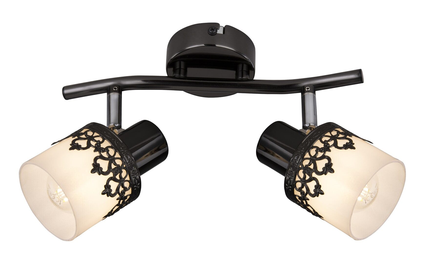 Plafoniera Lacey 5342 Bianco e Nero