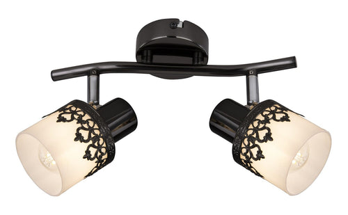 Plafoniera Lacey 5342 Bianco e Nero