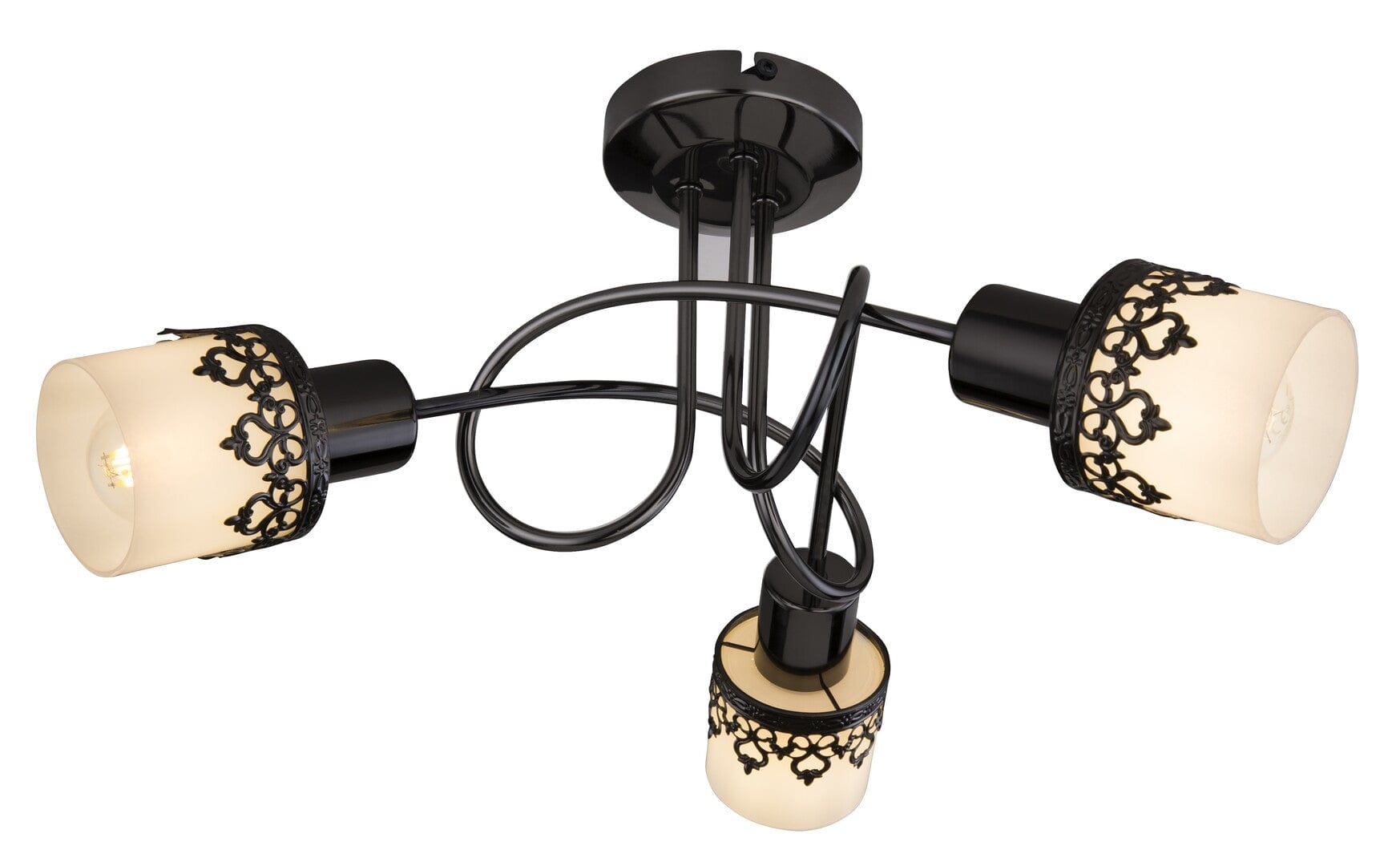 Plafoniera Lacey Round 5343 Nero