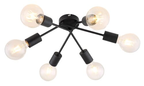 Plafoniera Lamar 3990 Nero