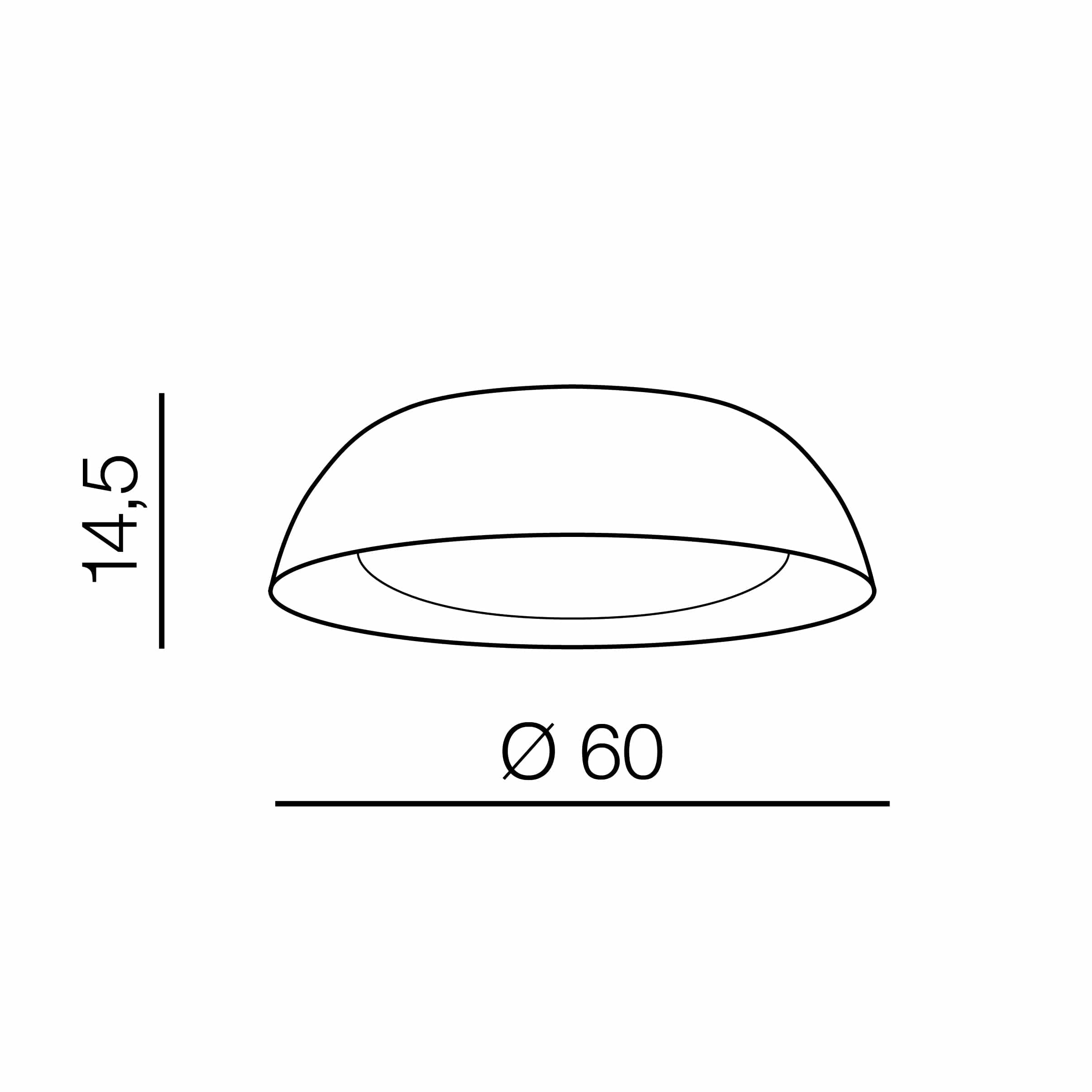 Plafoniera Lenox Top 60 AZ3146 Nero (4)