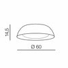 Plafoniera Lenox Top 60 AZ3146 Nero (4)