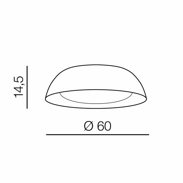 Plafoniera Lenox Top 60 AZ3146 Nero (4)
