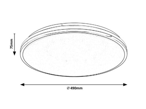 Plafoniera Linden 3478 Cromo (9)
