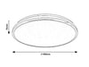 Plafoniera Linden 3478 Cromo (9)