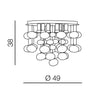 Plafoniera Luvia AZ2572 Trasparente (2)