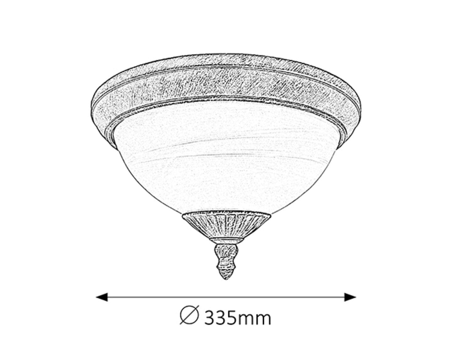 Plafoniera Madrid 8377 Ottone (2)