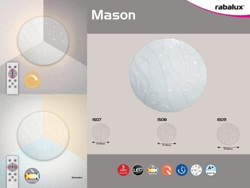 Plafoniera Mason 1508 Bianco (9)