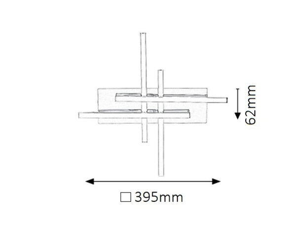 Plafoniera Meredith 2478 Cromo (4)