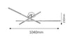 Plafoniera Meredith 2479 Cromo (6)