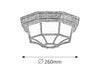 Plafoniera Milano 8376 Ottone (2)