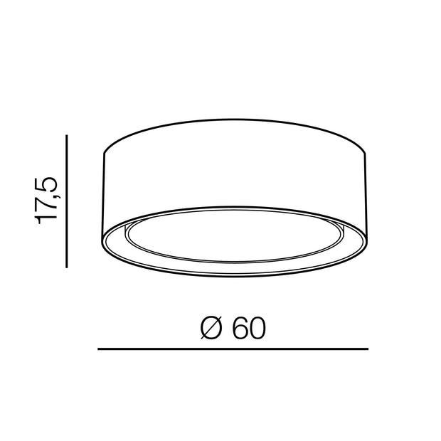 Plafoniera Milo XL AZ3332 Grigio (4)