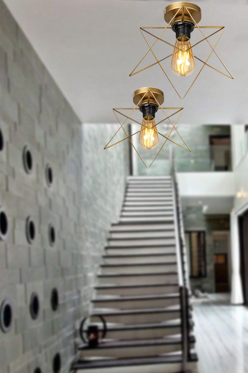 Oyo Plafoniera Modes Ottone