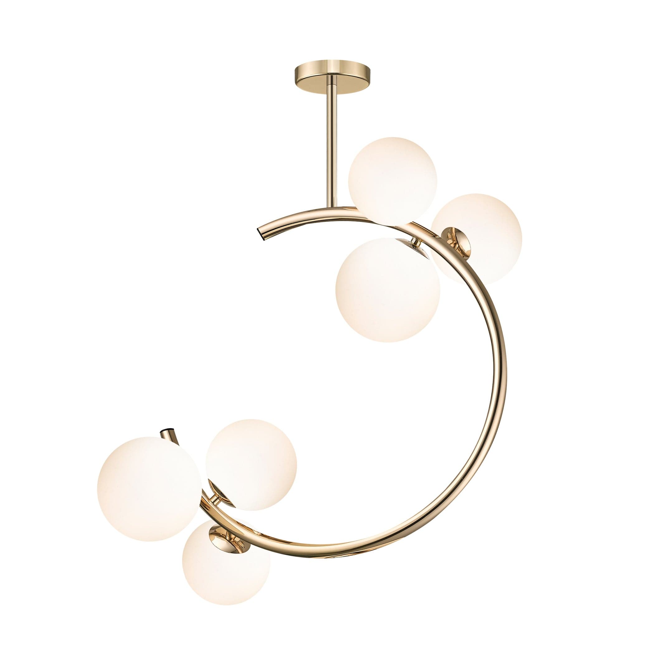 Plafoniera Molecule Oro
