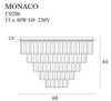 Plafoniera Monaco C0206 Oro (1)
