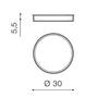 Plafoniera Monza II R Smart 30 AZ3240 Bianco (2)
