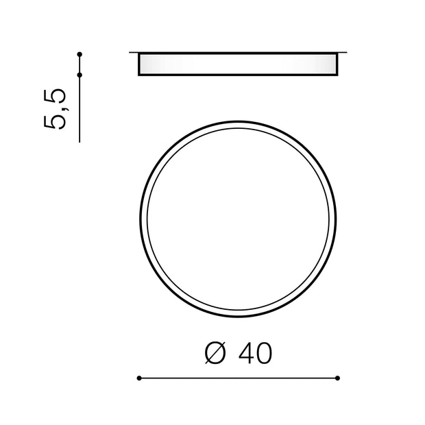 Plafoniera Monza II R Smart 40 AZ3244 Bianco (2)