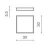 Plafoniera Monza II S Smart 30 AZ3267 Nero (2)