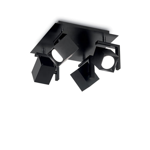 Plafoniera Mouse PL4 Nero