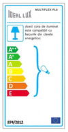 Plafoniera Multiflex PL8 Multicolore (1)