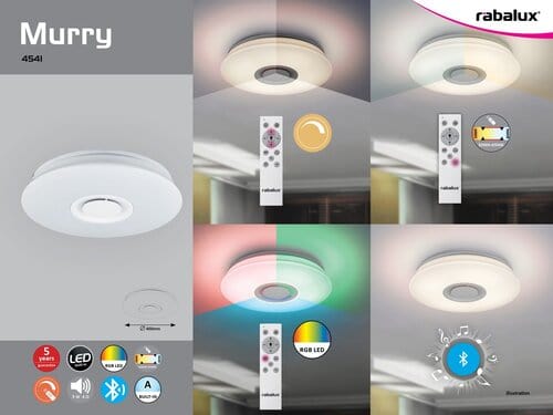 Plafoniera Murry 4541 Bianco (12)
