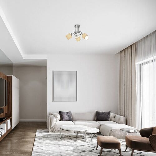 Plafoniera Natina 4980 Grigio (3)