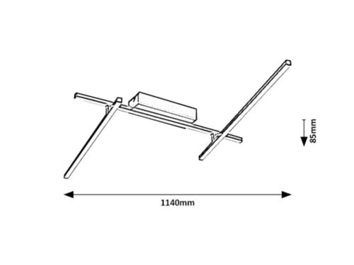 Plafoniera Negan 71019 Argento (6)