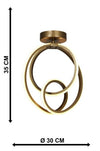 Oyo Plafoniera Neo Ottone