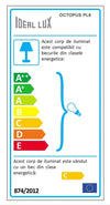 Plafoniera Octopus PL6 Multicolore (1)