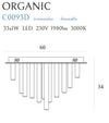 Plafoniera Organic C0093D Rame (2)