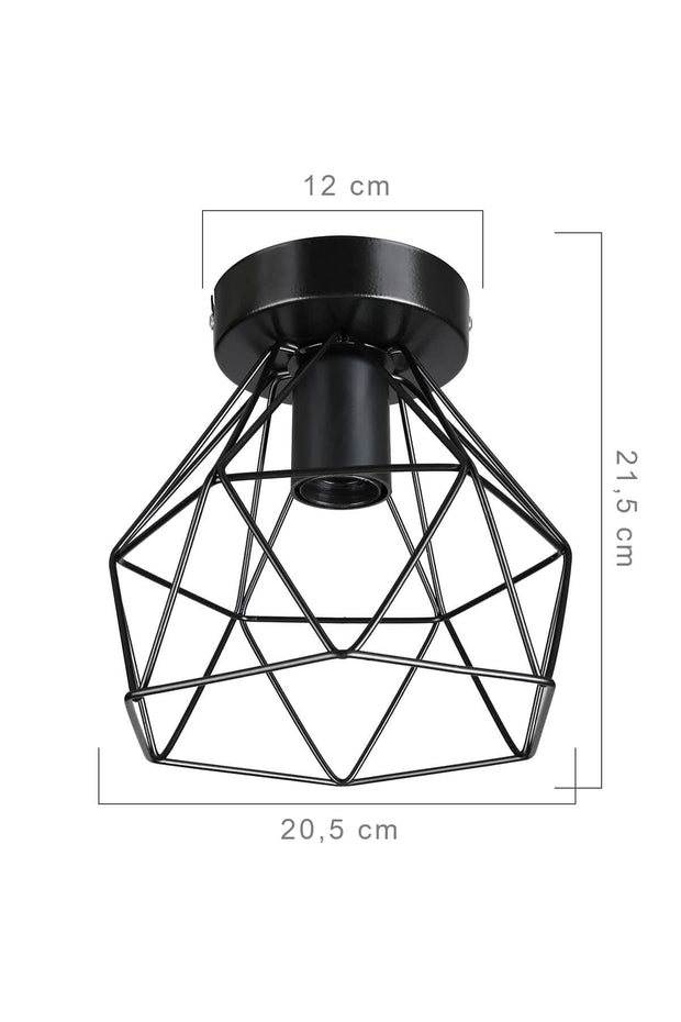 Oyo Plafoniera Patara Nero