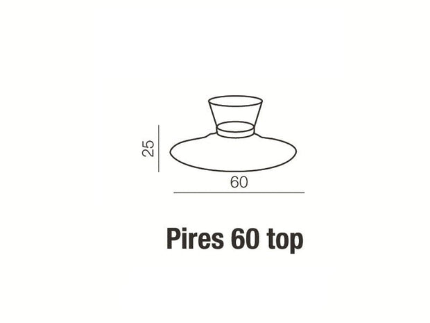 Plafoniera Pires 60 AZ0281 Bianco (3)