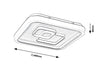 Plafoniera Portia 3318 Argento (3)