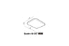 Plafoniera Quadro 50 AZ2759 Nero (1)