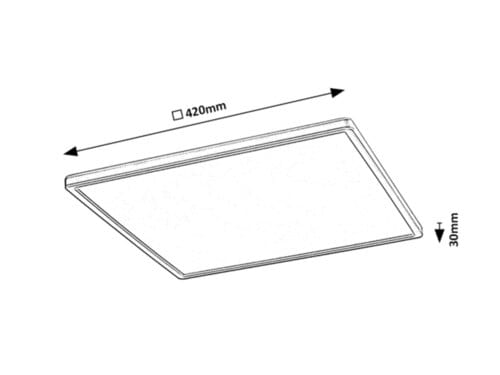 Plafoniera Rasmus 2291 Argento (2)