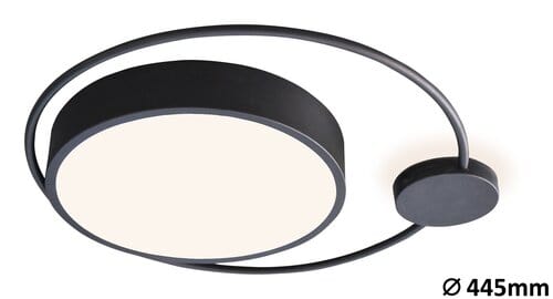 Plafoniera Saphira 3529 Nero