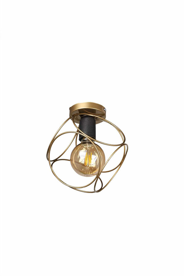 Oyo Plafoniera Selanik Ottone