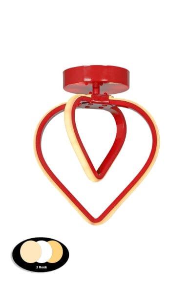 Oyo Plafoniera Sevinc Rosso