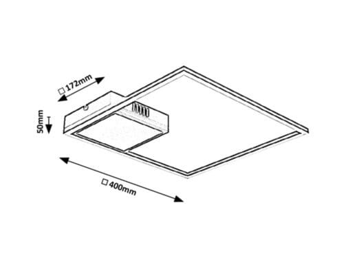 Plafoniera Sirius 5285 Cromo (2)