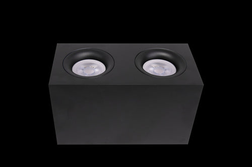 Plafoniera Slim Nero