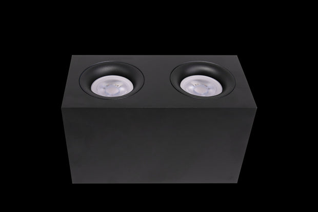 Plafoniera Slim Nero
