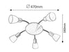 Plafoniera Soma 6310 Bronzo (2)