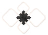 Plafoniera Sotiris 71006 Nero (4)