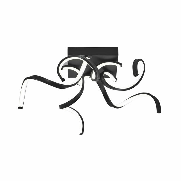 Plafoniera Stelo Nero