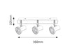 Plafoniera Steve 5499 Bianco (2)