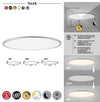 Plafoniera Taleb 2193 Argento (1)