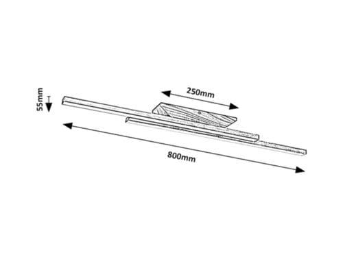 Plafoniera Tamur 71084 Faggio (4)