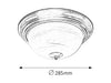 Plafoniera Top 2806 Ottone (2)