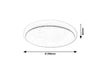 Plafoniera Trevor 3008 Bianco (3)